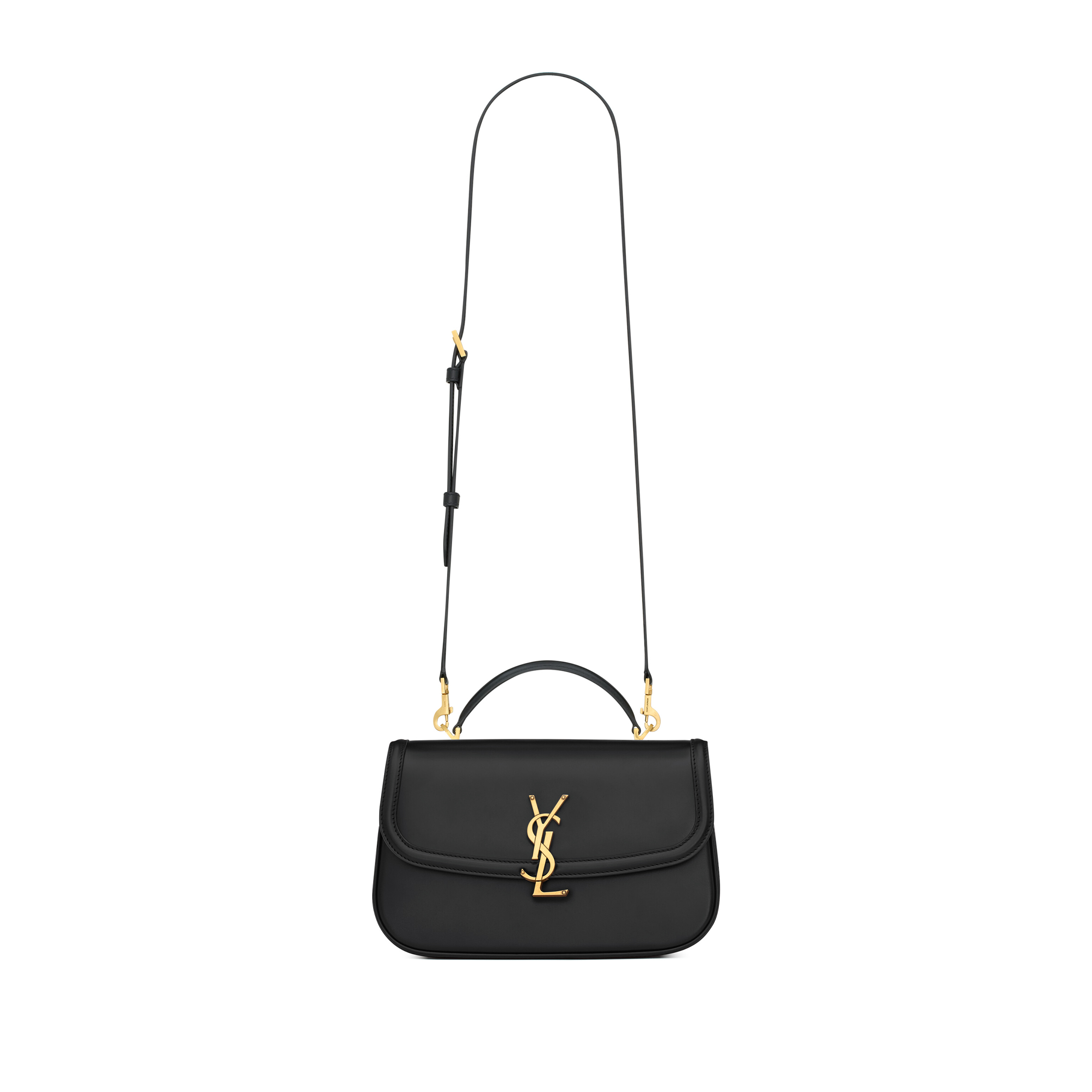 YSL SOLFERINO SMALL TOP HANDLE IN BOX SAINT LAURENT A002L50SX0W1000 (24*15*6.7cm)